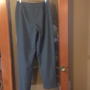 Talbots charcoal  stretch career dress pants